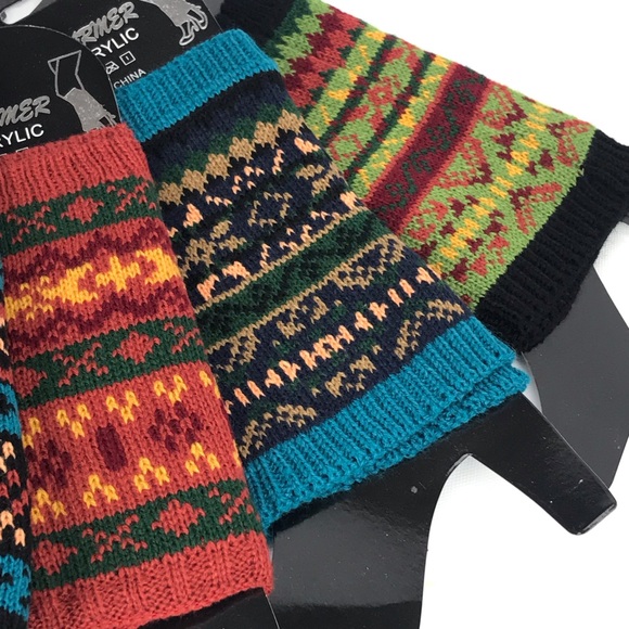 💥NEW💥 Boho Chic Tibetian Style Knit Leg Warmers - Picture 2 of 6